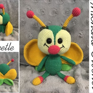 PATTERN crochet beetle/amigurumi beetle/pdf tutorial beetle