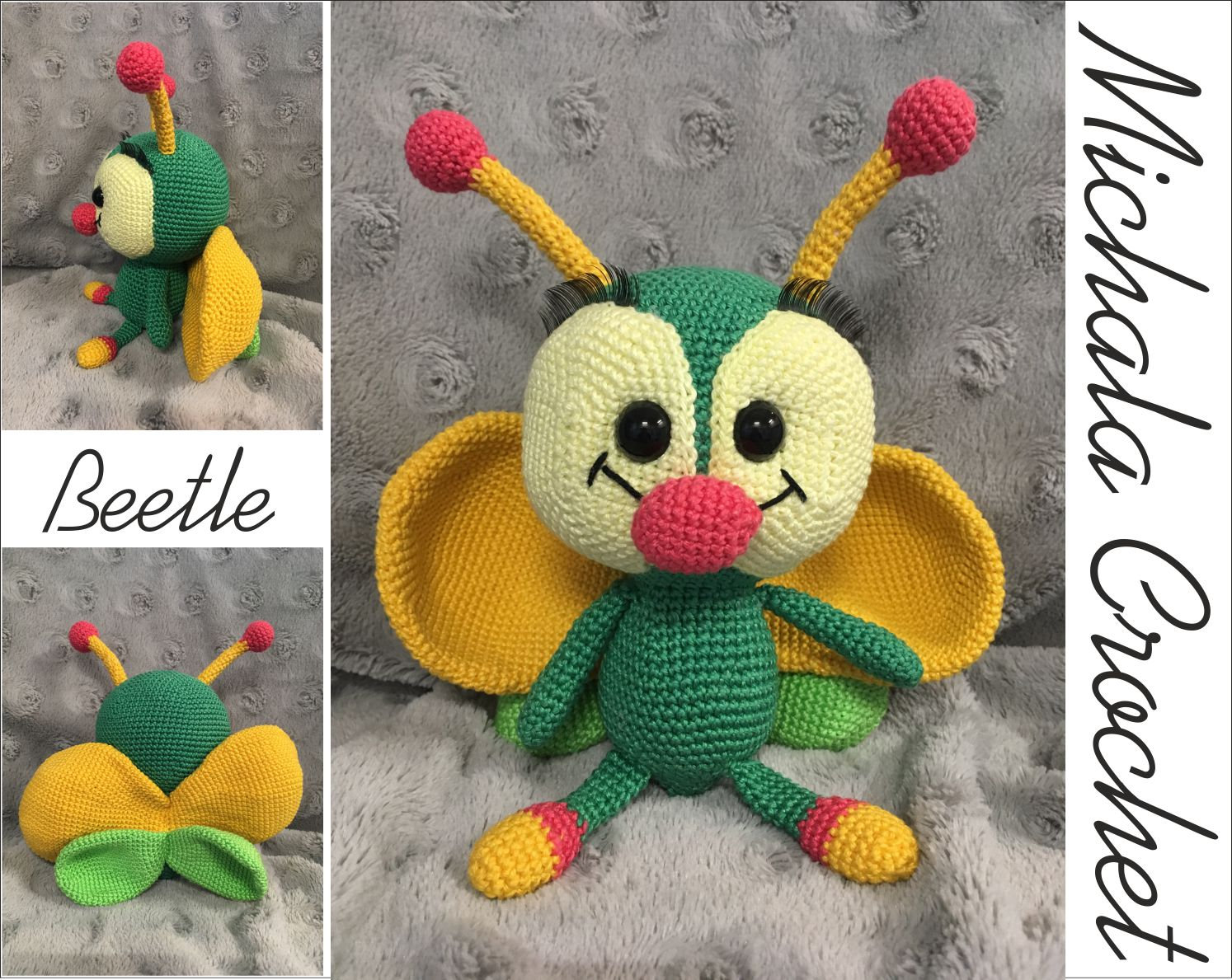 PATTERN Crochet Beetle/amigurumi Beetle/pdf Tutorial Beetle Etsy