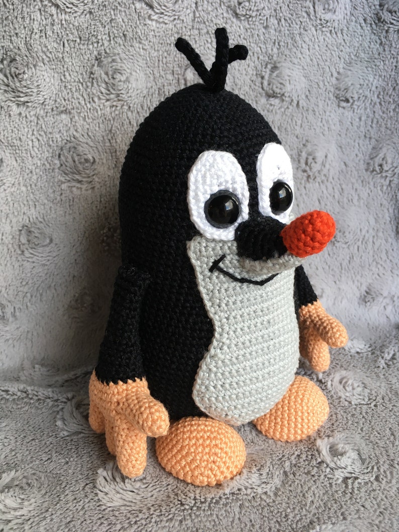 MUSTER häkeln Maulwurf, Amigurumi Maulwurf, pdf Anleitung Maulwurf Bild 3