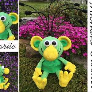 PATTERN crochet reedy the fairy sprite, amigurumi sprite, pdf tutorial fantasy sprite