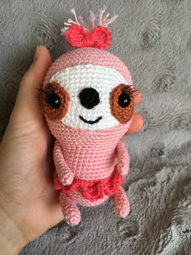 PATTERN Crochet Baby Sloth, Amigurumi Sloth, Pdf Tutorial Sloth - Etsy