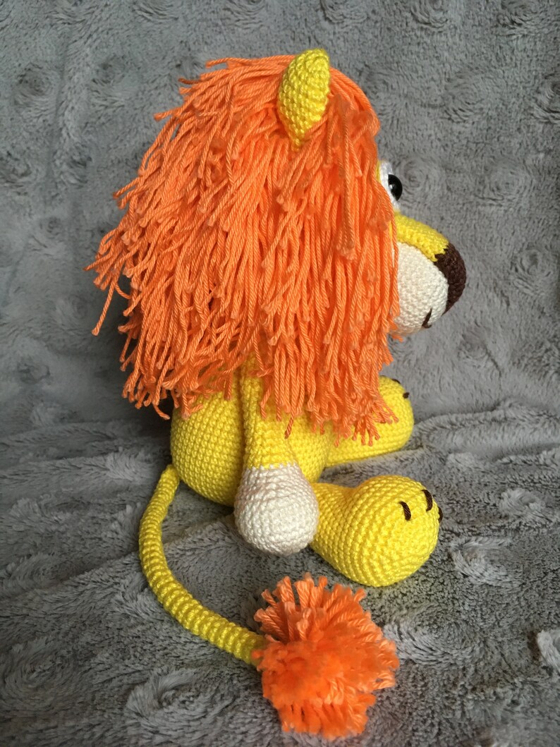 PATTERN Crochet Lion Amigurumi Lion Pdf Tutorial Lion Etsy