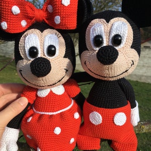 PATTERN crochet Minnie mouse, amigurumi Minnie mouse, pdf tutorial mouse image 7