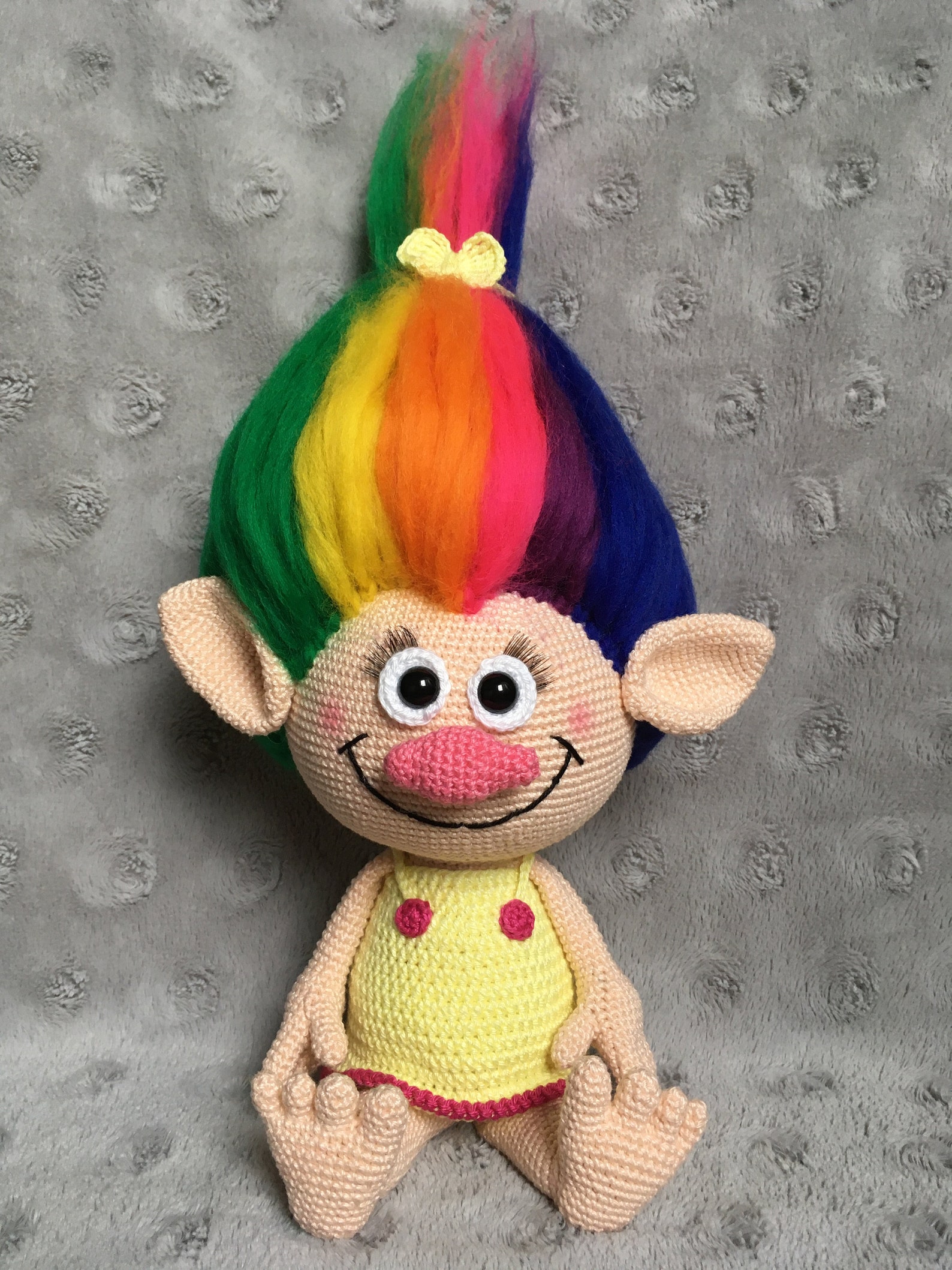 PATTERN Crochet Troll Amigurumi Troll Pdf Tutorial Troll Etsy