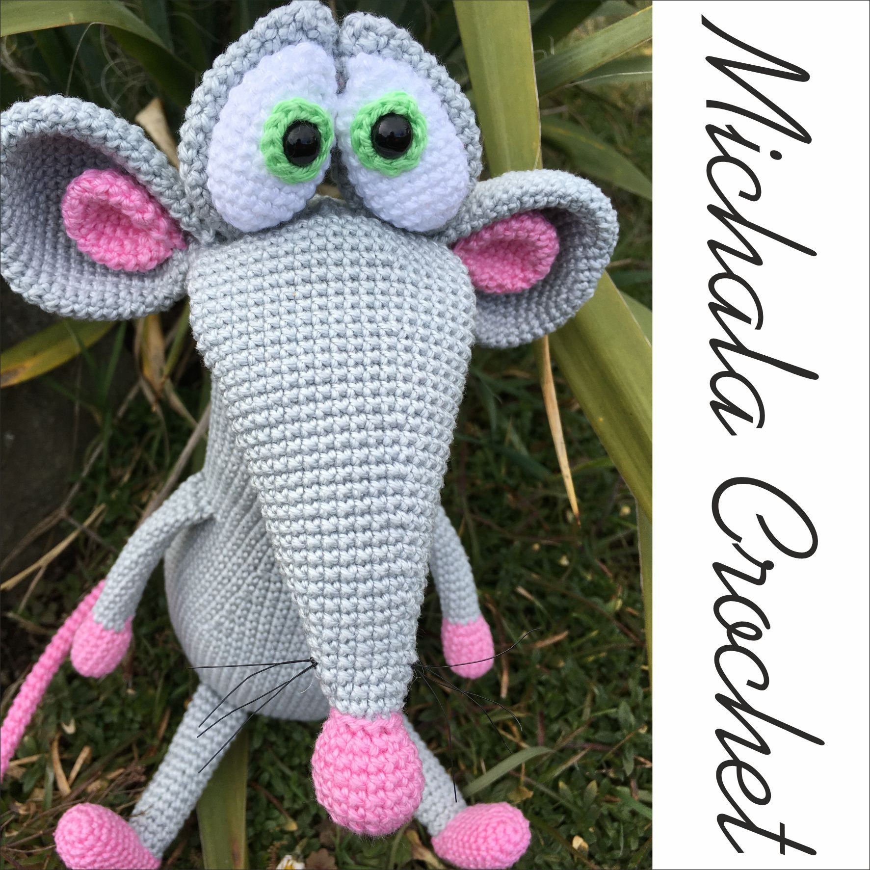 37 Rat Crochet Patterns: Amigurumi Rats, Mice, and Whimsical Rodent Designs 3 Pattern Crochet Rat