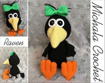 PATTERN crochet bird, amigurumi bird, pdf tutorial bird