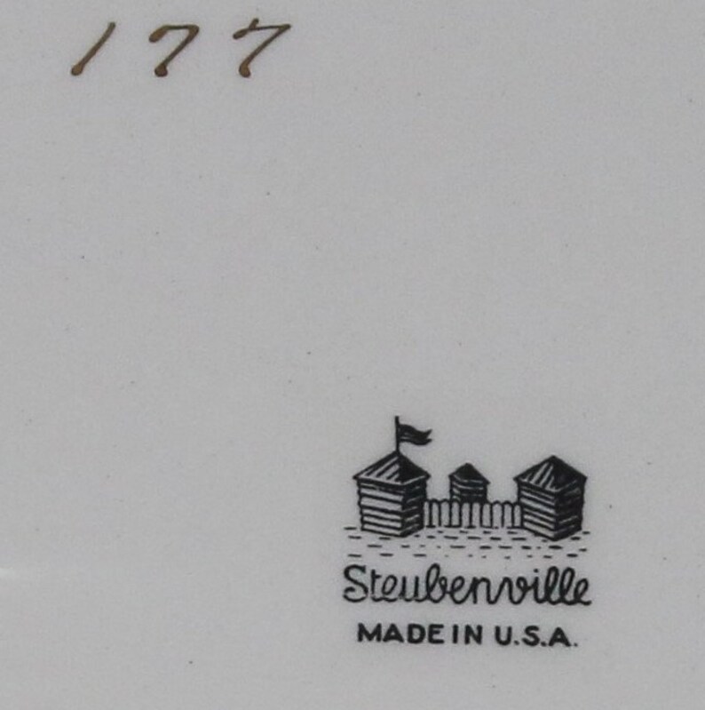 Steubenville platter and serving dish.