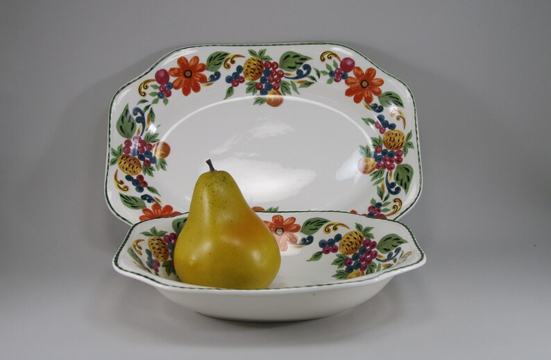 Steubenville platter and serving dish.
