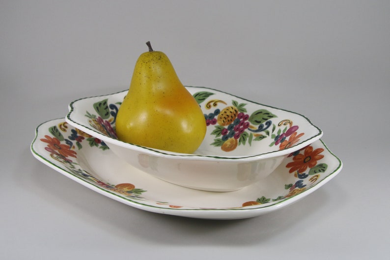 Steubenville platter and serving dish.