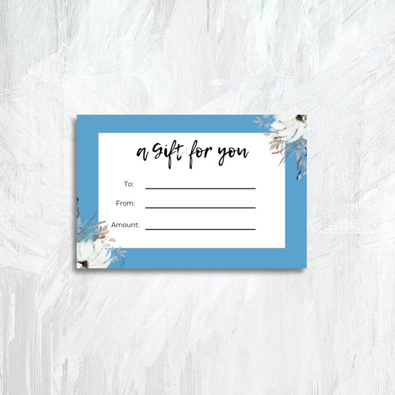 Salon Gift Card Salon Stylist Beauty Salon Hair Salon Etsy