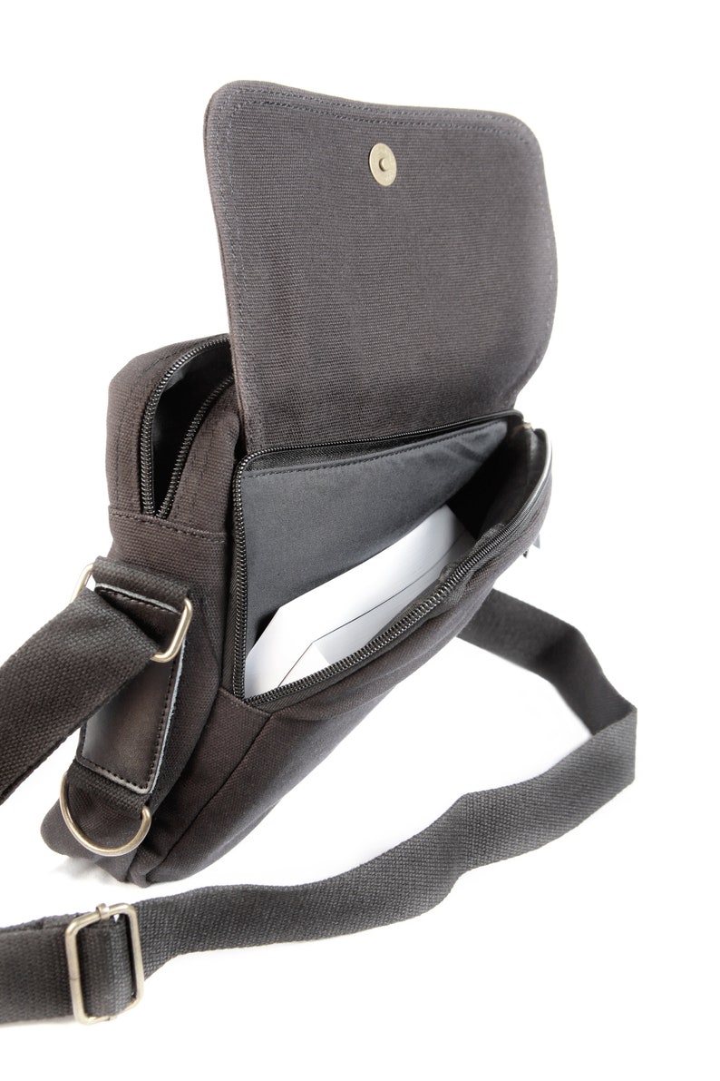 Organic Cotton Canvas Messenger Bags Men Women UnisexCross Etsy