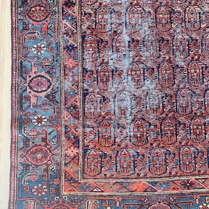 Antique area Rug, 4’2”*6’2”ft, handknotted rug,  living room rug Origin:Turkey