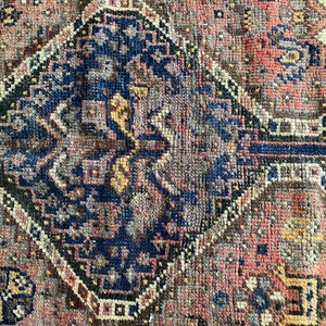 Antique area rug ,6854 ft, living room rug , wool rug , bedroom rug, entryway rug zdjęcie 8