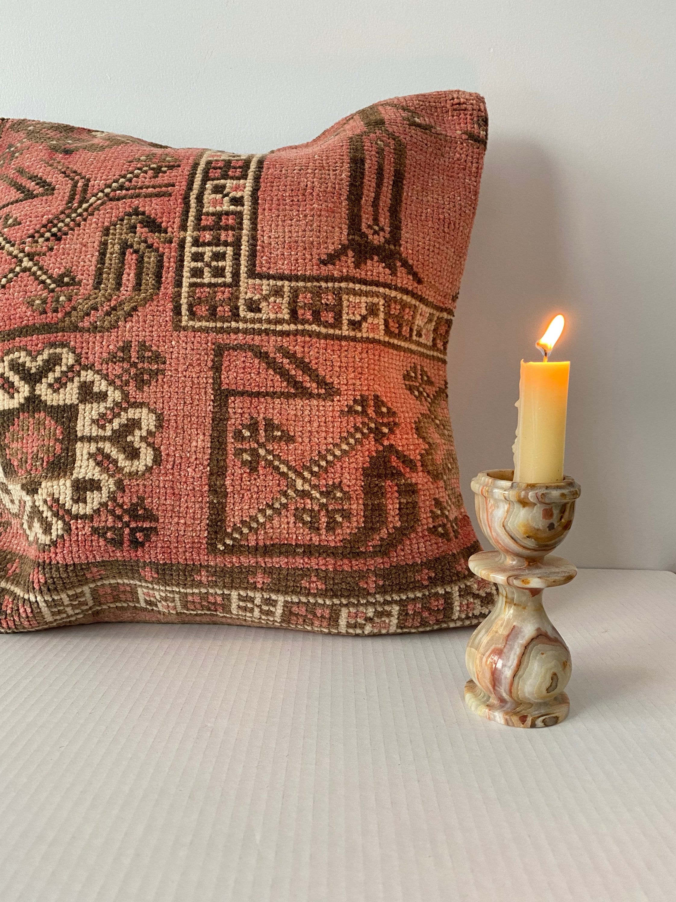 Vintage Rug Pillow Cover Pale Pink up Cycled New Rug Pillow Etsy Canada