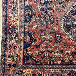 Antique area rug ,6854 ft, living room rug , wool rug , bedroom rug, entryway rug imagem 9