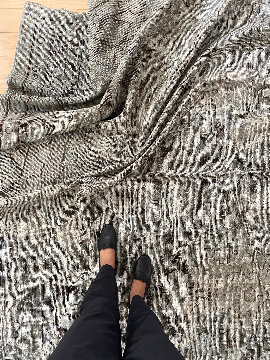 Antique Neutral Rug, 12’3”*9’ Ft,mahal Rug , Handknotted Wool Rug - Etsy