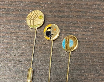 De Passillé Sylvestre modernist stick pin