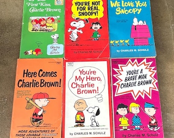 Peanuts, Taschenbuch Comic Bücher, 6er Set
