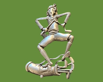 Spilla A Cesto Fiorito In Oro E Argento Con Perle E Diamanti - Italia - Foto 9