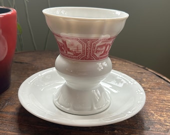 Heinrich Germany Tasse mit Untertasse, Rüdesheimer Kaffee