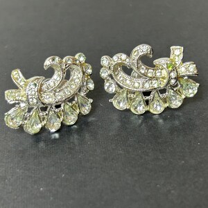 Earrings Coro Signed 1940's