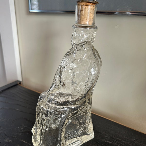 Figural decanter, bottle