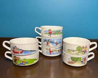 Campbell&#39;s soup bowl with handle