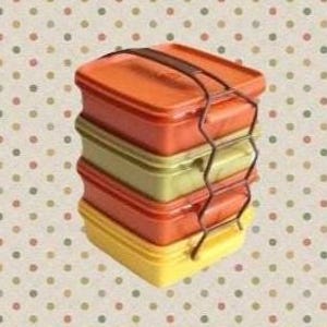 Tupperware sandwich stackers 1970’s Vintage