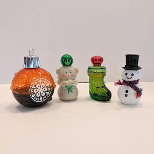 Avon, Christmas Bottles, Vintage