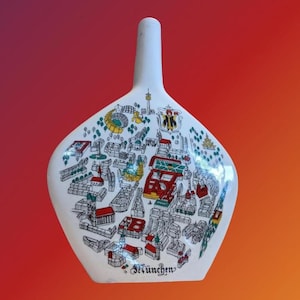 Munchin City Flasche 1960er Jahre Vintage