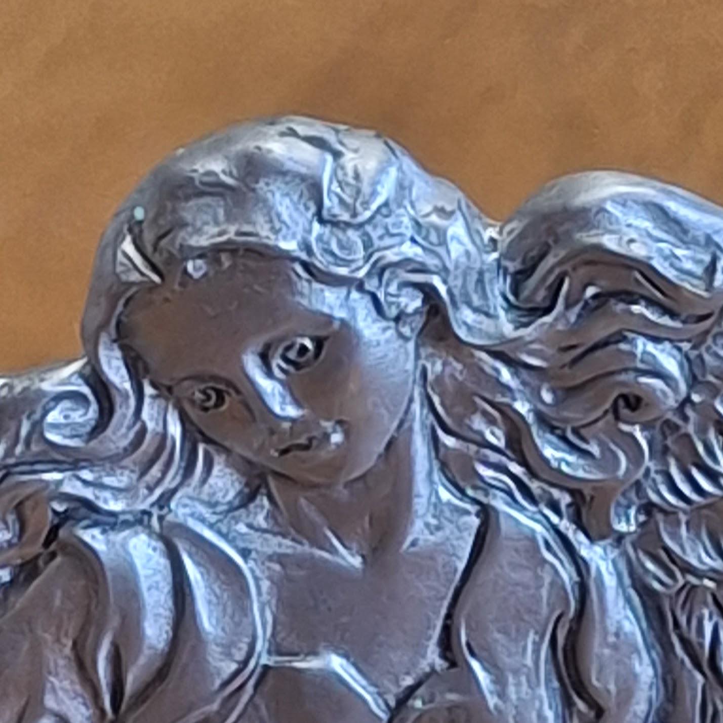 キャンドルホルダー エンジェルシーガル ピューター サイン入り カナダ