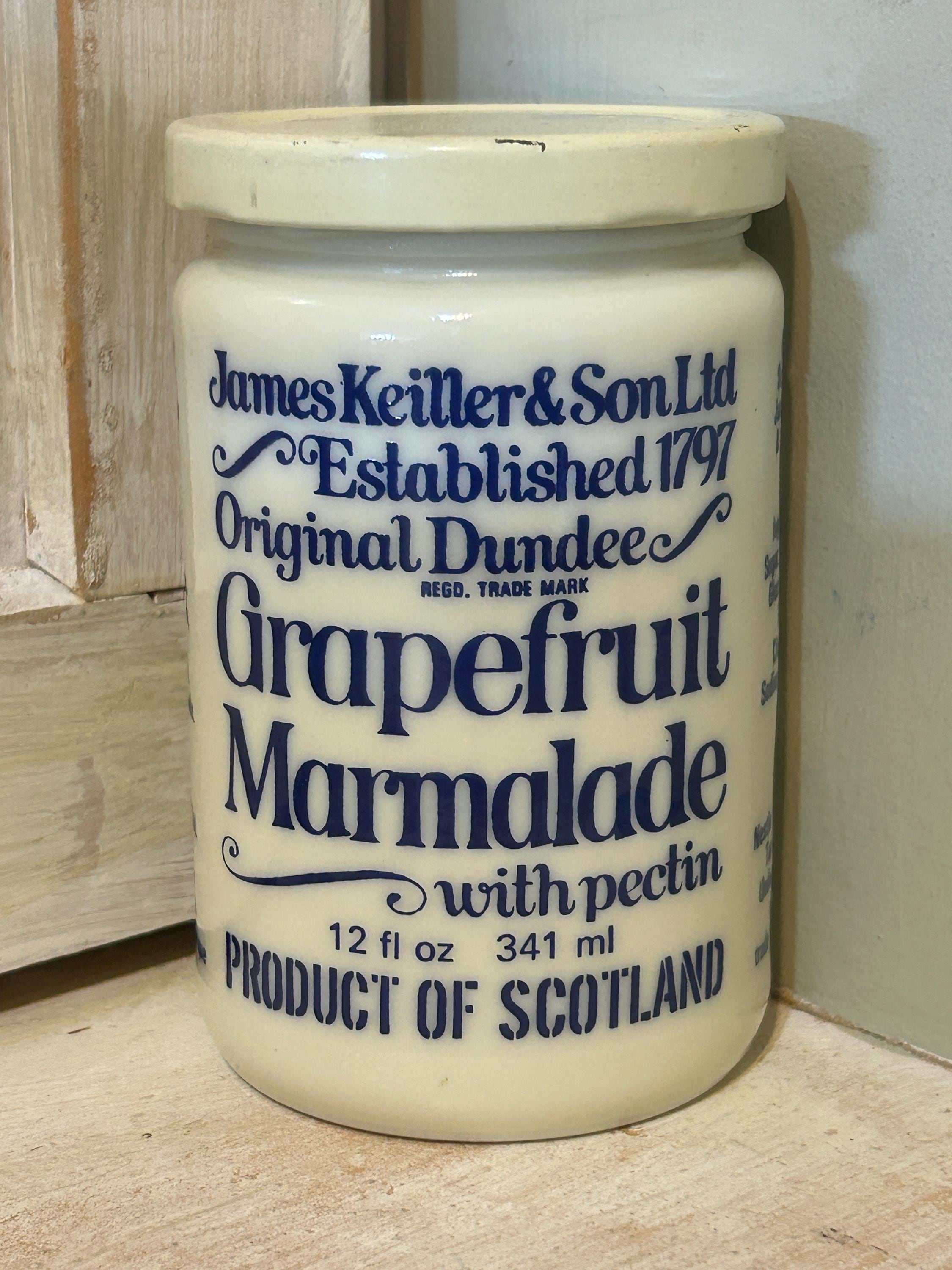 専用　JamesKeiller & Son DundeeMarmaladeJar Vintage James Keiller & Sons Ltd. Dundee Grapefruit Marmalade Jar