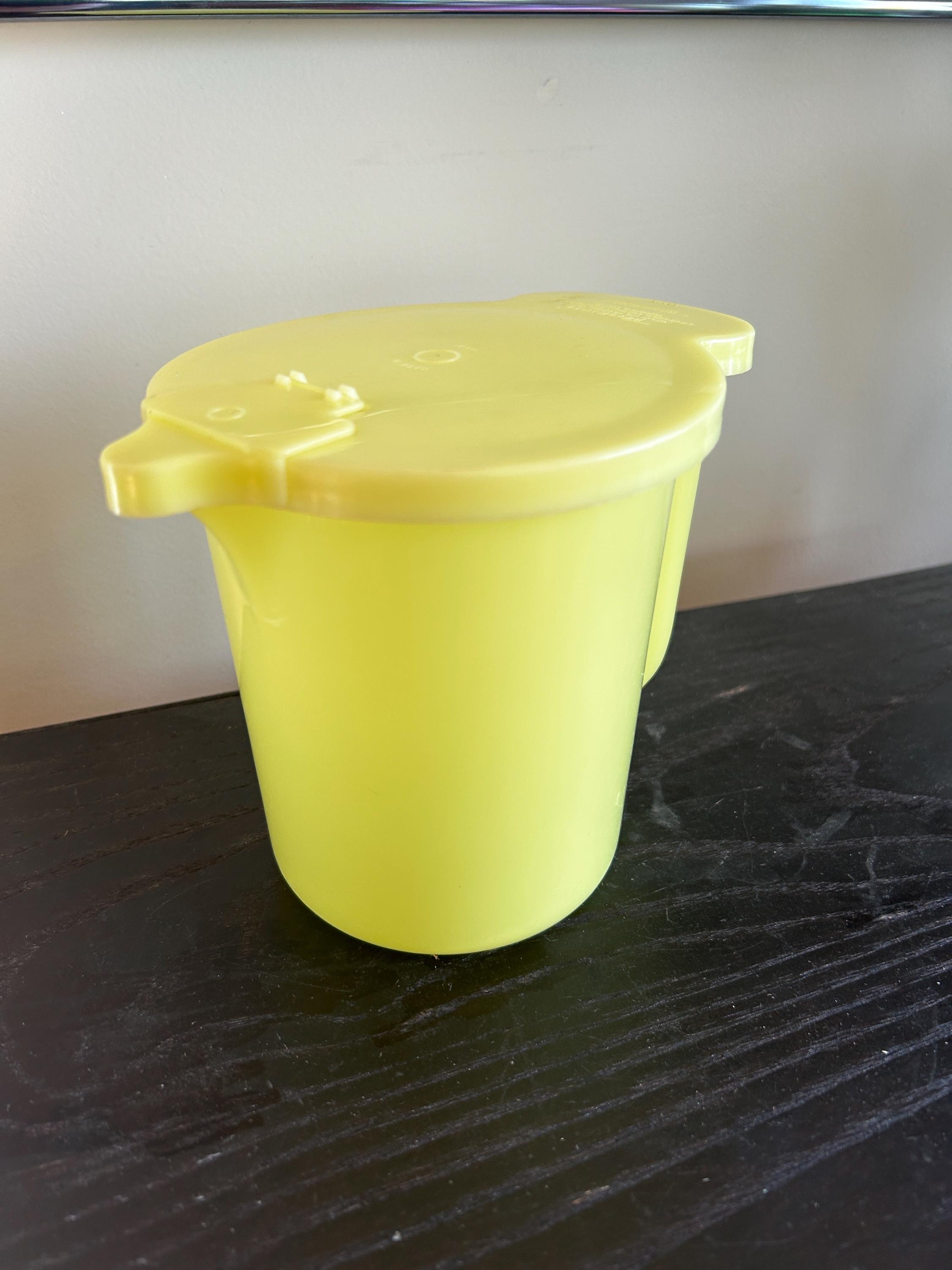 Sucrier Vintage Tupperware Bleu Avec Bec Verseur – Plastique Années 60/70