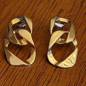 Pendientes Oscar de La Renta Dorados Pierce