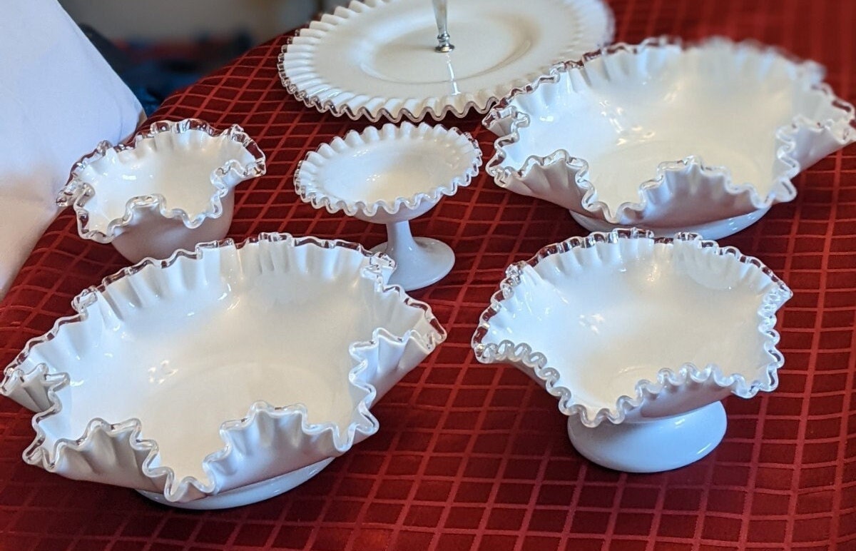 フェントンウェアのコンポート、キャンディ、ナッツ皿、シルバー