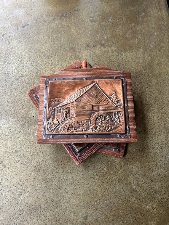 Albert Nadeau Copper Art Plaques - Etsy