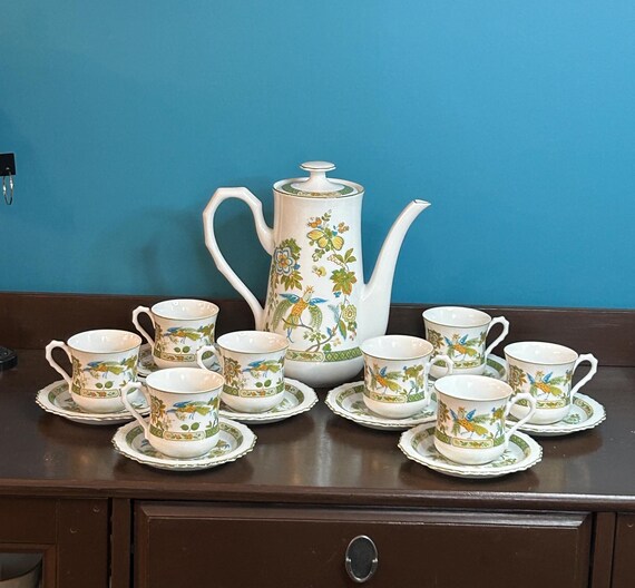 Vintage Coffee/tea Set, One World, Sango, Fine China Japan - Etsy