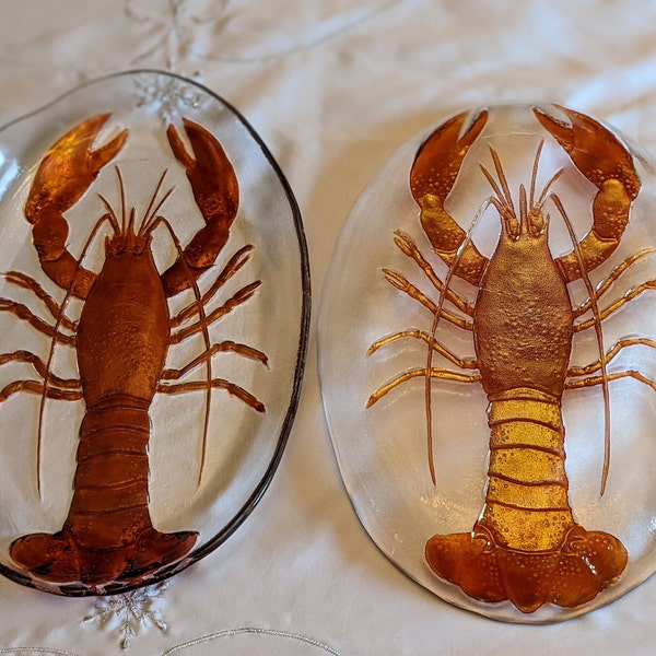 Kosta Boda Lobster Plate