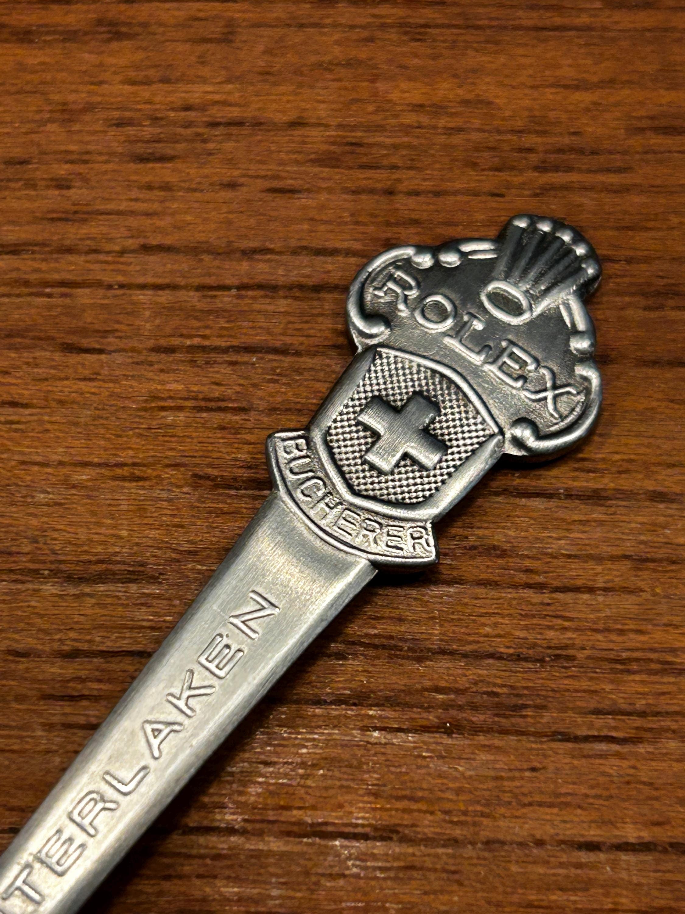 Rolex Bucherer Collectable Spoon Interlaken Swiss Cross - Etsy