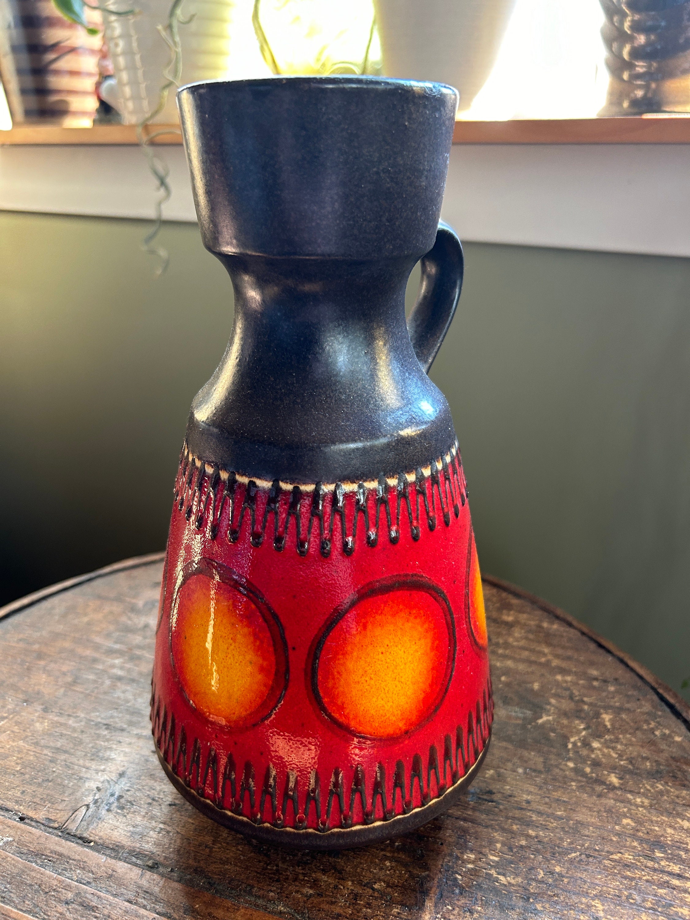 Dümbler & Breiden, West Germany, Fat Lava Vase - Etsy