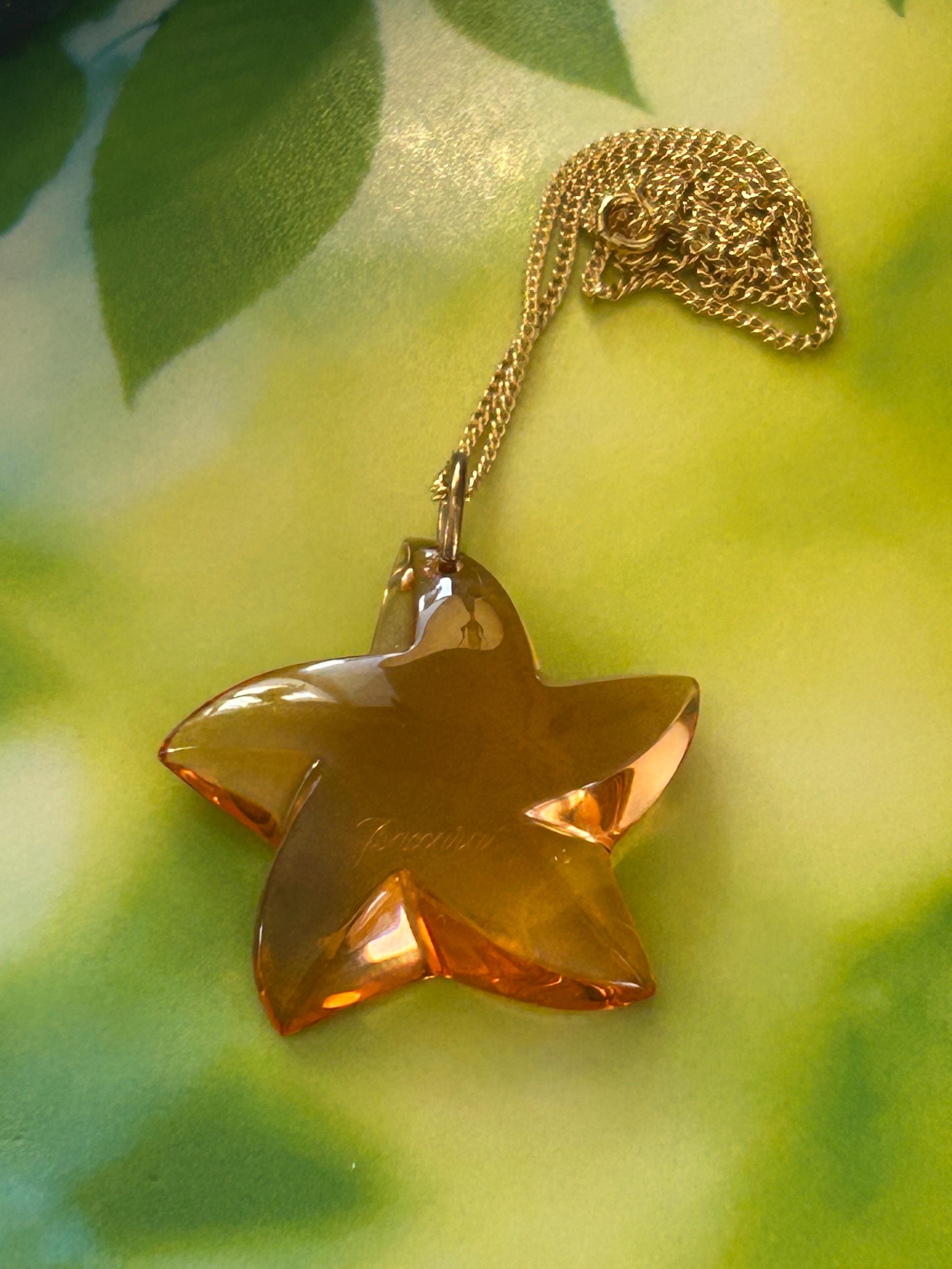 Baccarat スターモチーフ ネックレス Baccarat Crystal Star Necklace Vintage - Etsy