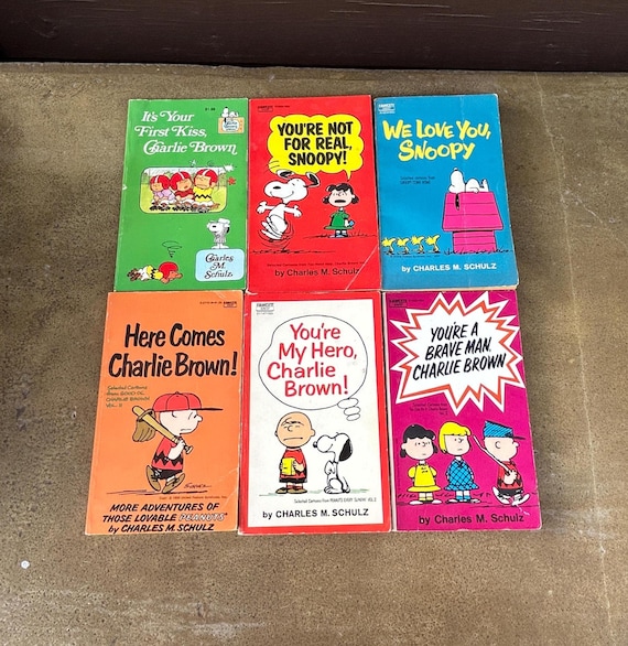 Peanuts, Paperback Comic Books, Set of 6 - Etsy Canada