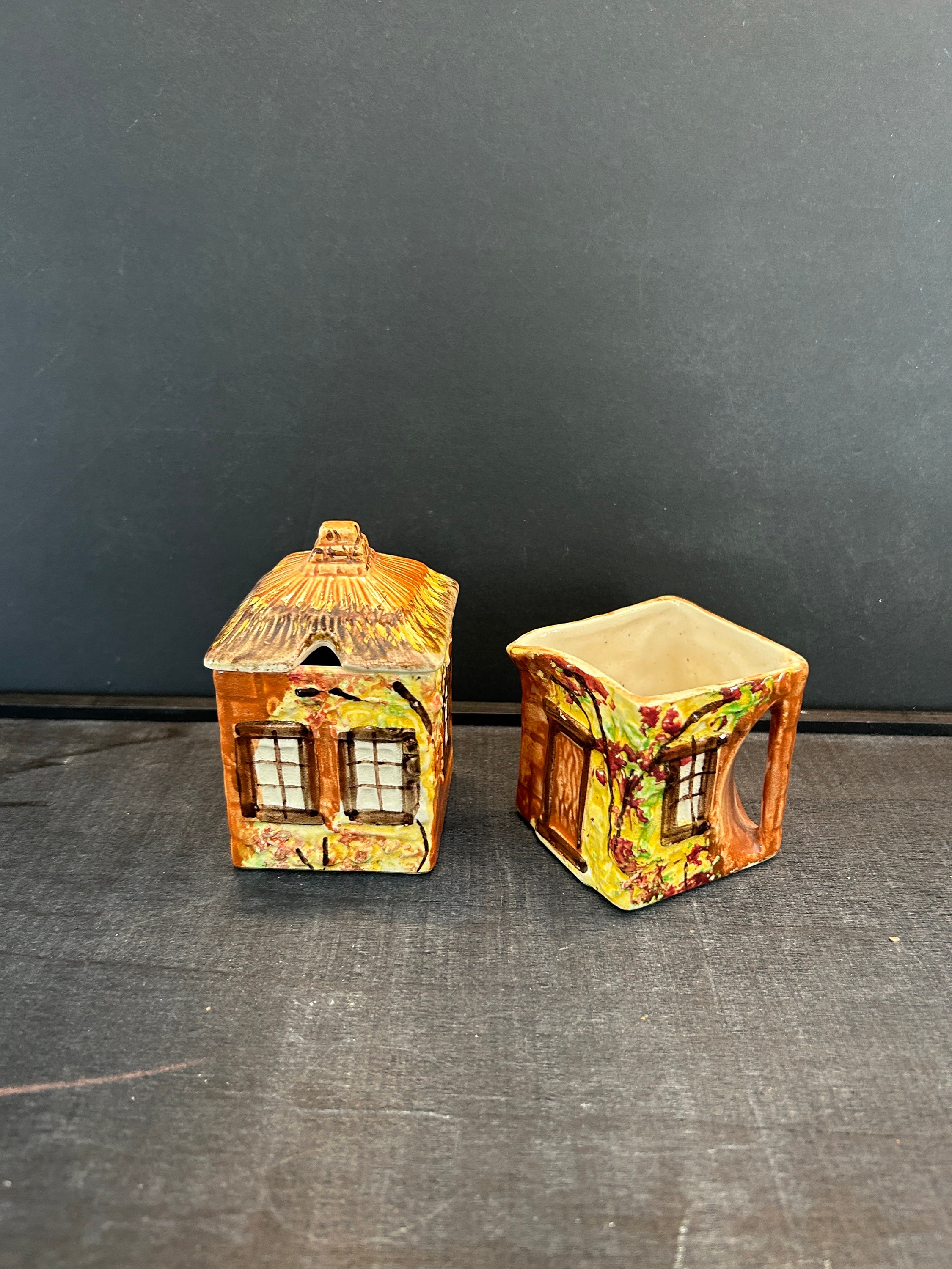 KINGSFORD'S BREW HOUSE 18 置物 Price Bros Cottage Ware Made in England Sugar and Cream - Etsy Canada