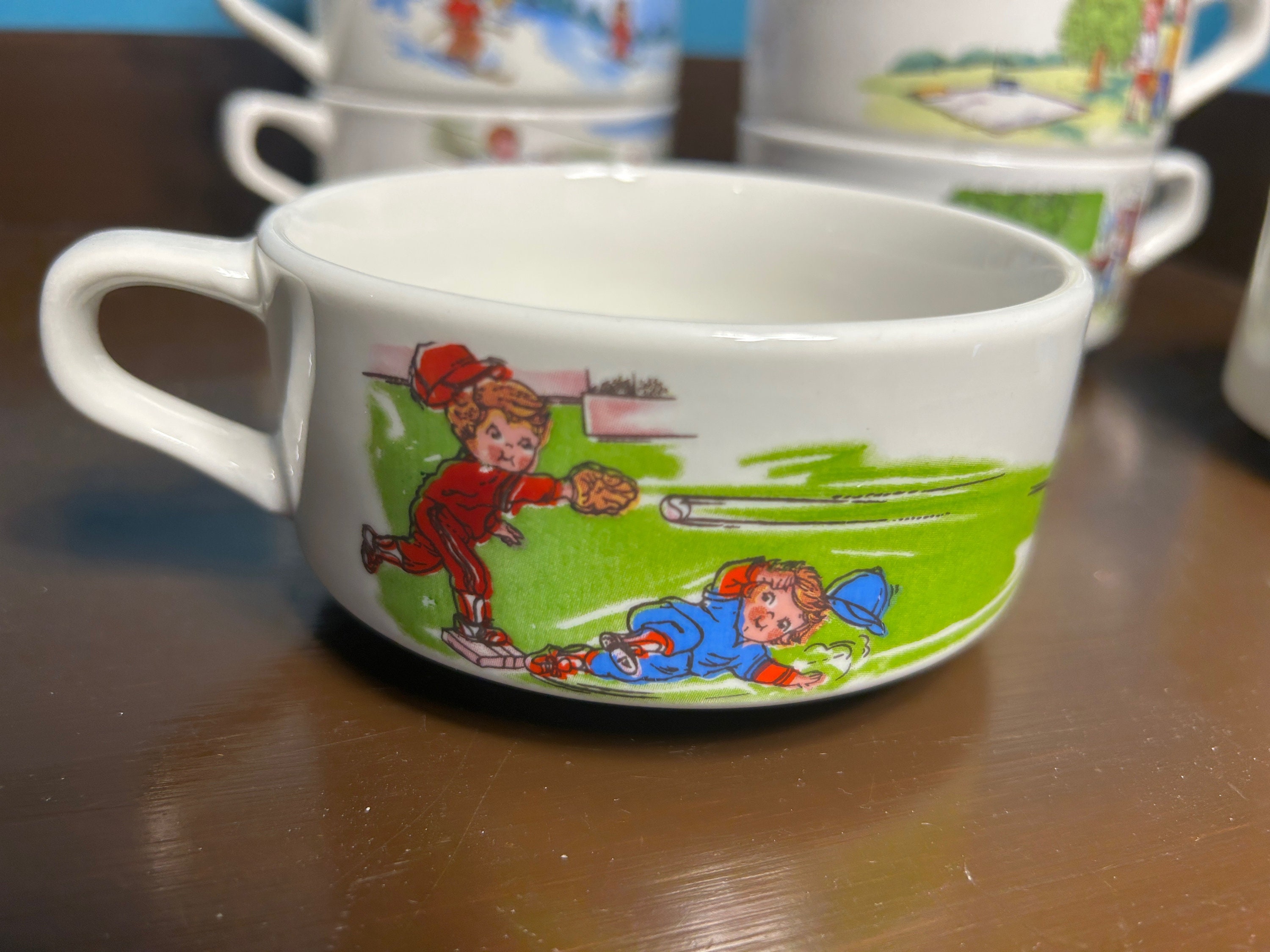 60s 70s Campbells SOUP BOWL スープボウル キャンベル Campbell's Soup Bowl With Handle - Etsy
