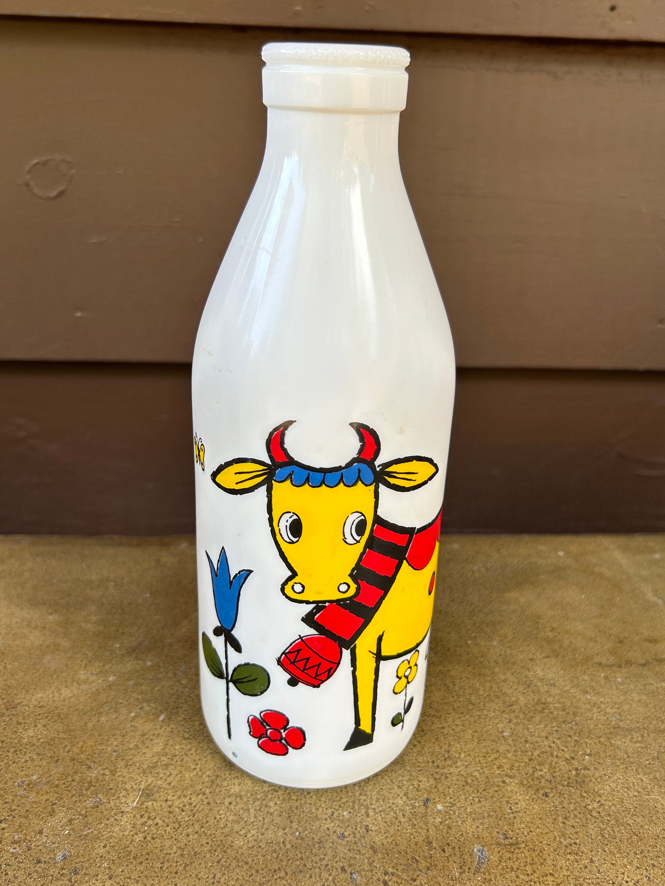 ミルクボトル、ヴィンテージのEgizia Glass - Etsy 日本