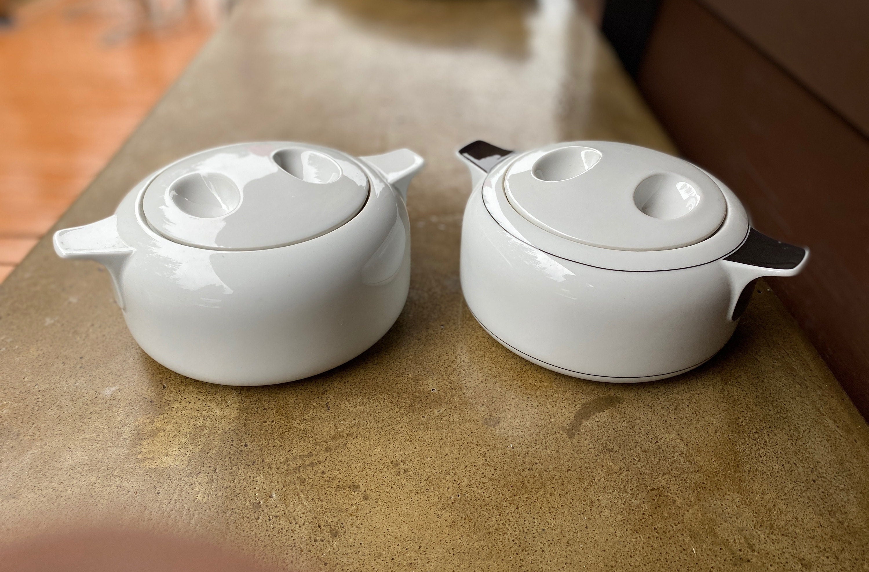 Arzberg Delta casserole with lid, Hans Theo Baumman design