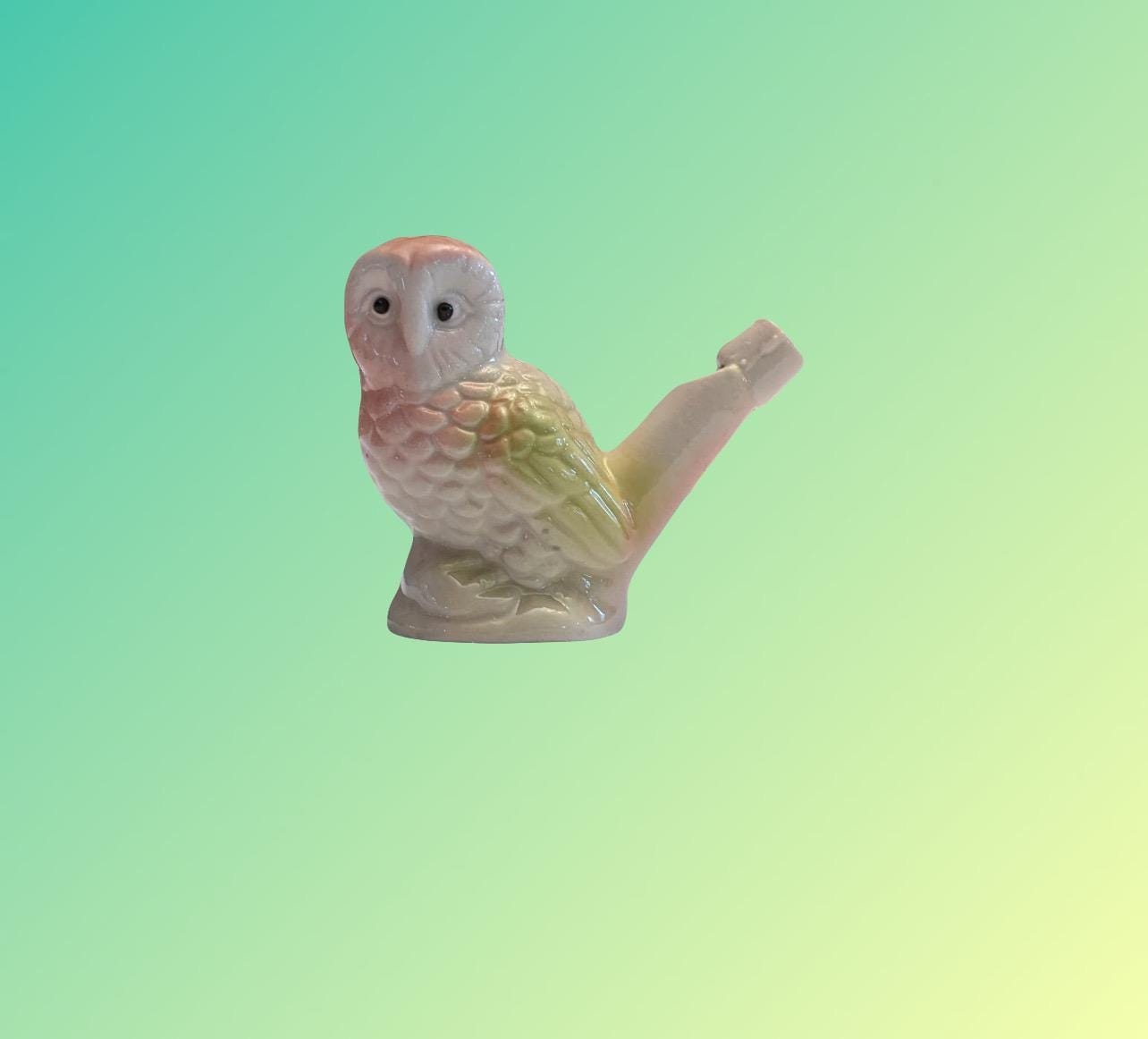 Owl, water Whistle, vintage, Ceramic, Vintage