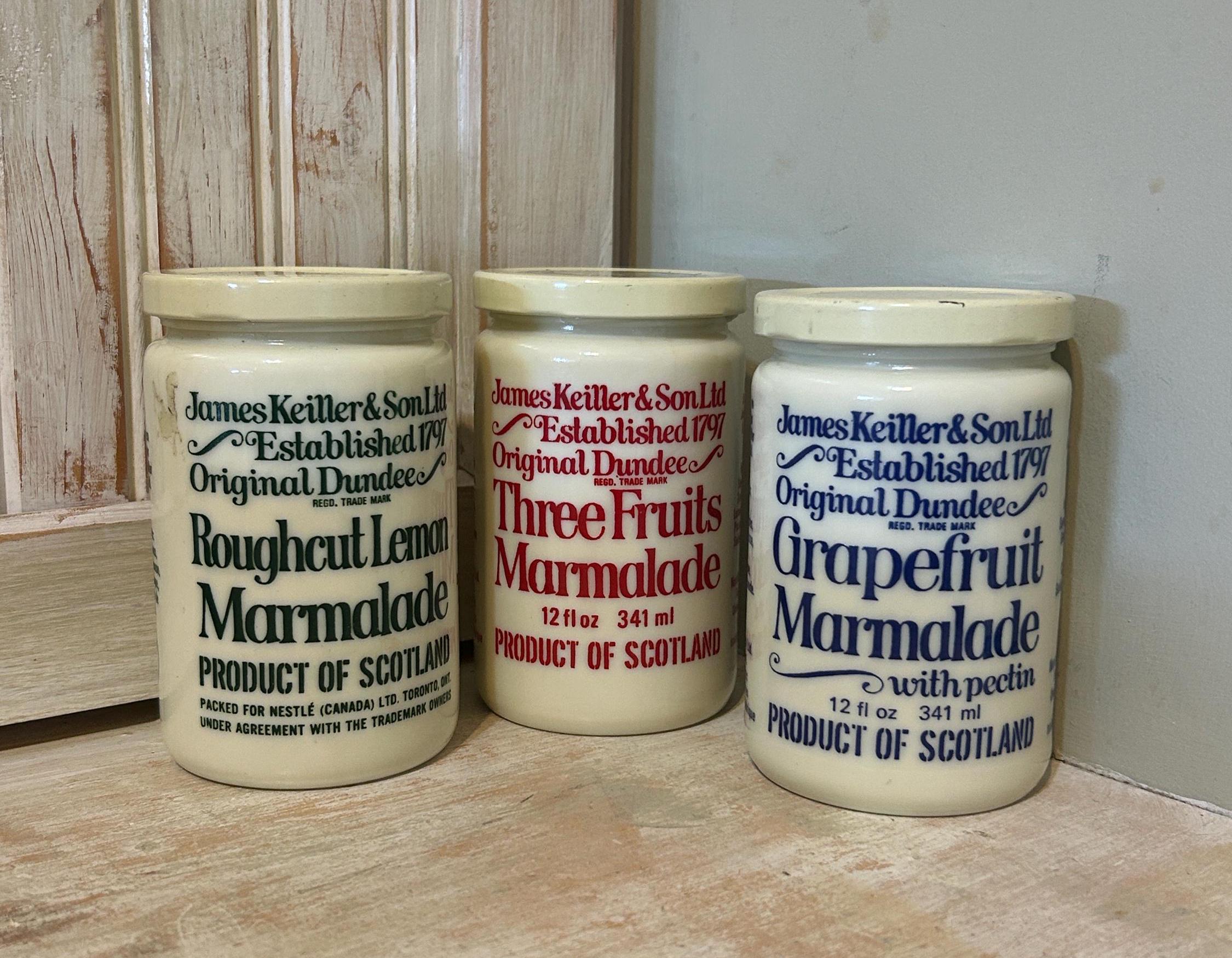 Vintage James Keiller & Sons Ltd. Dundee Grapefruit Marmalade Jar