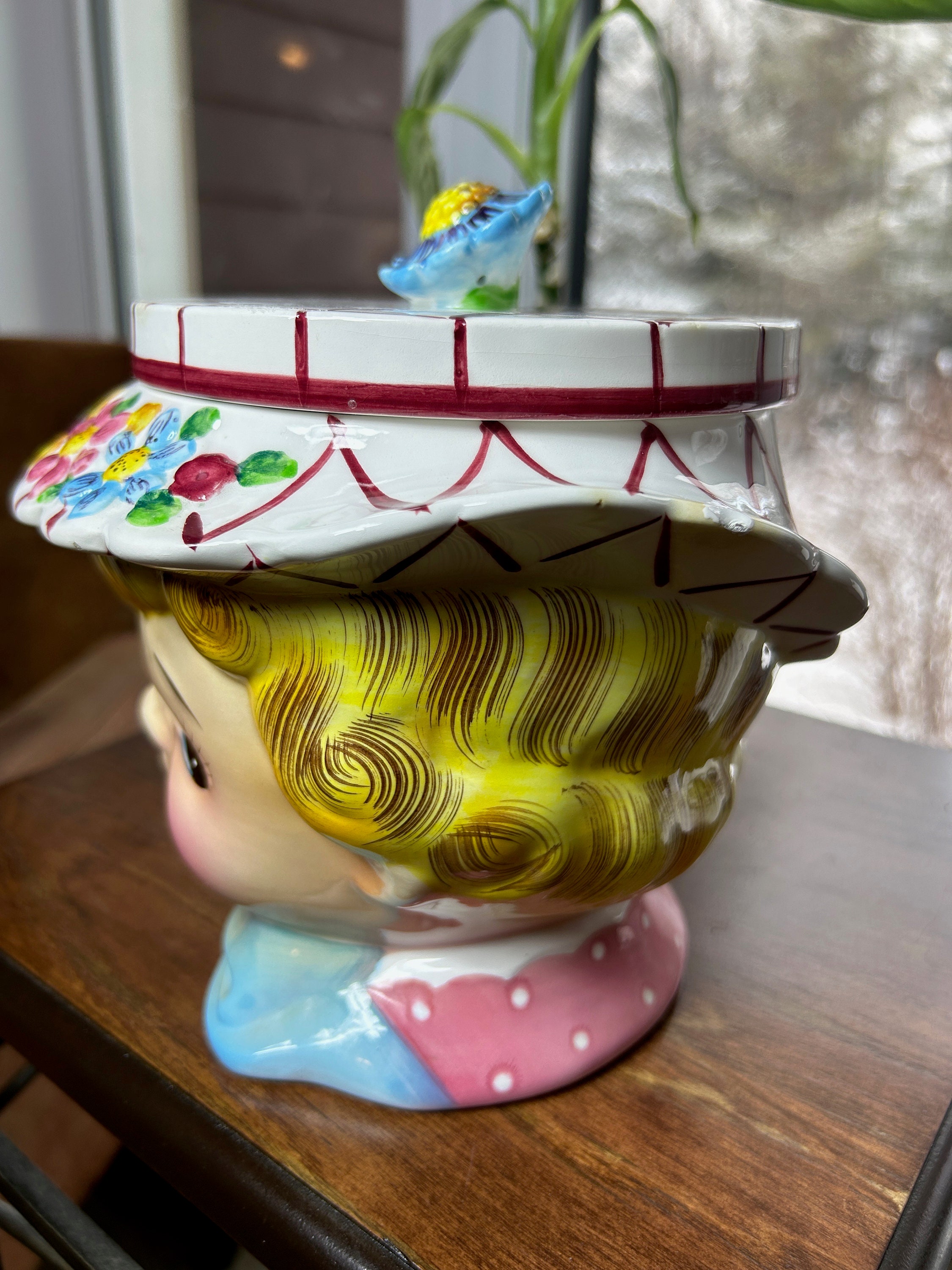 Lefton Dainty Miss Cookie Jar - Etsy