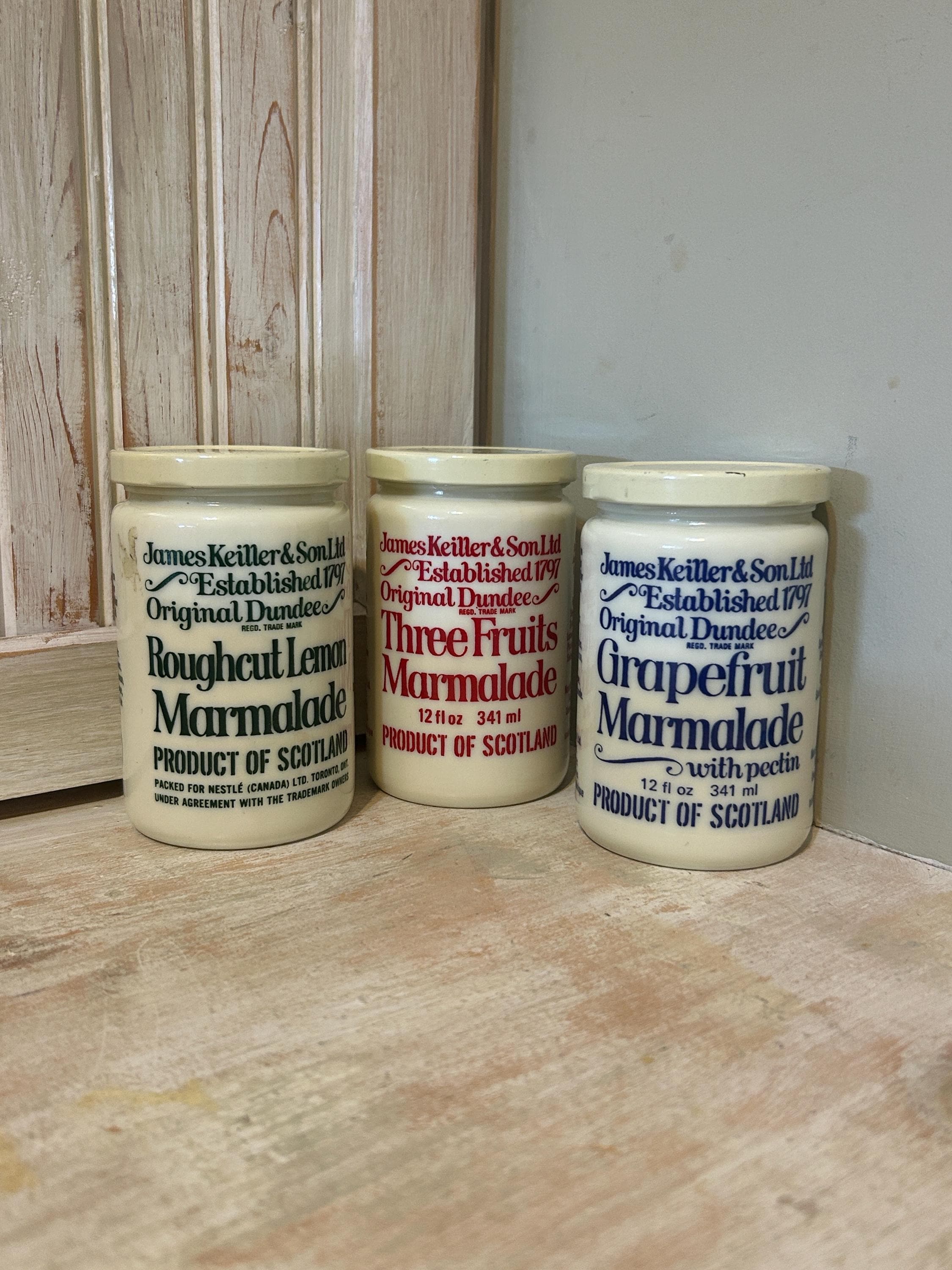 Vintage James Keiller & Sons Ltd. Dundee Three Fruits Marmalade